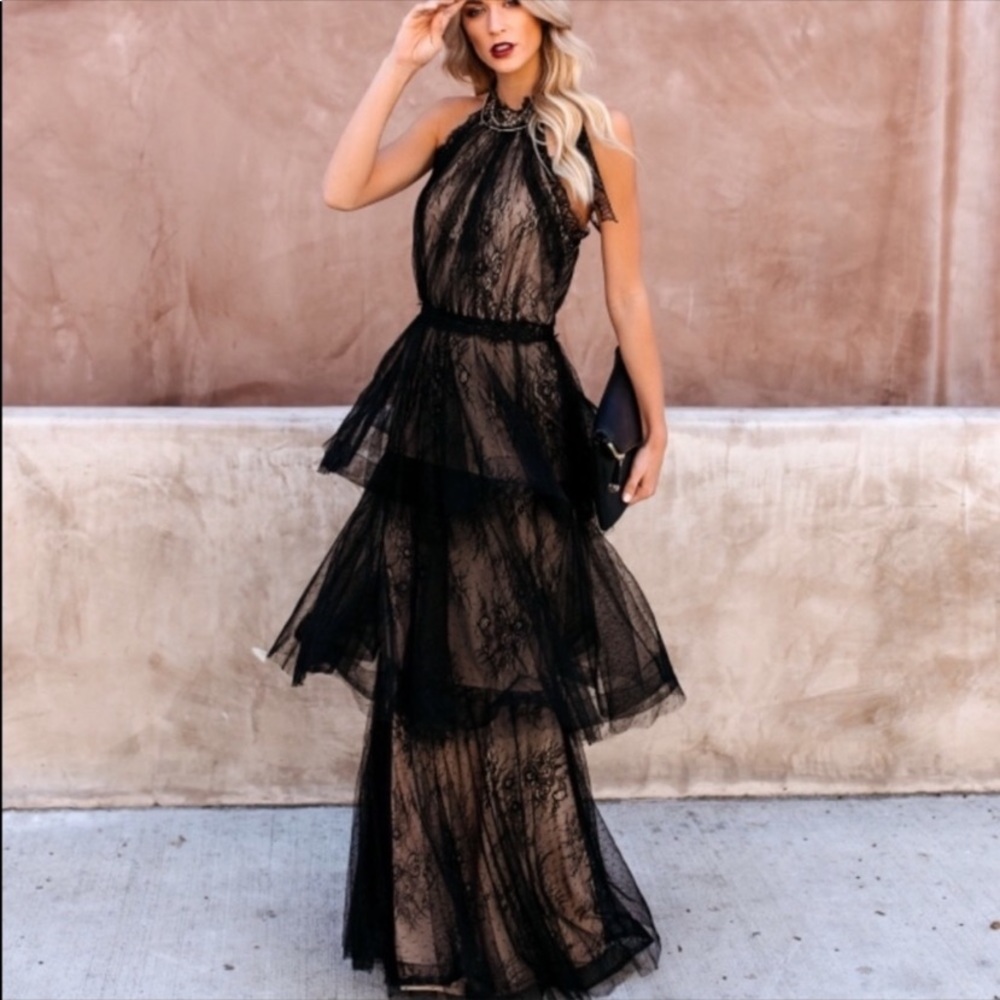 NEW WITH TAGS Black lace dress